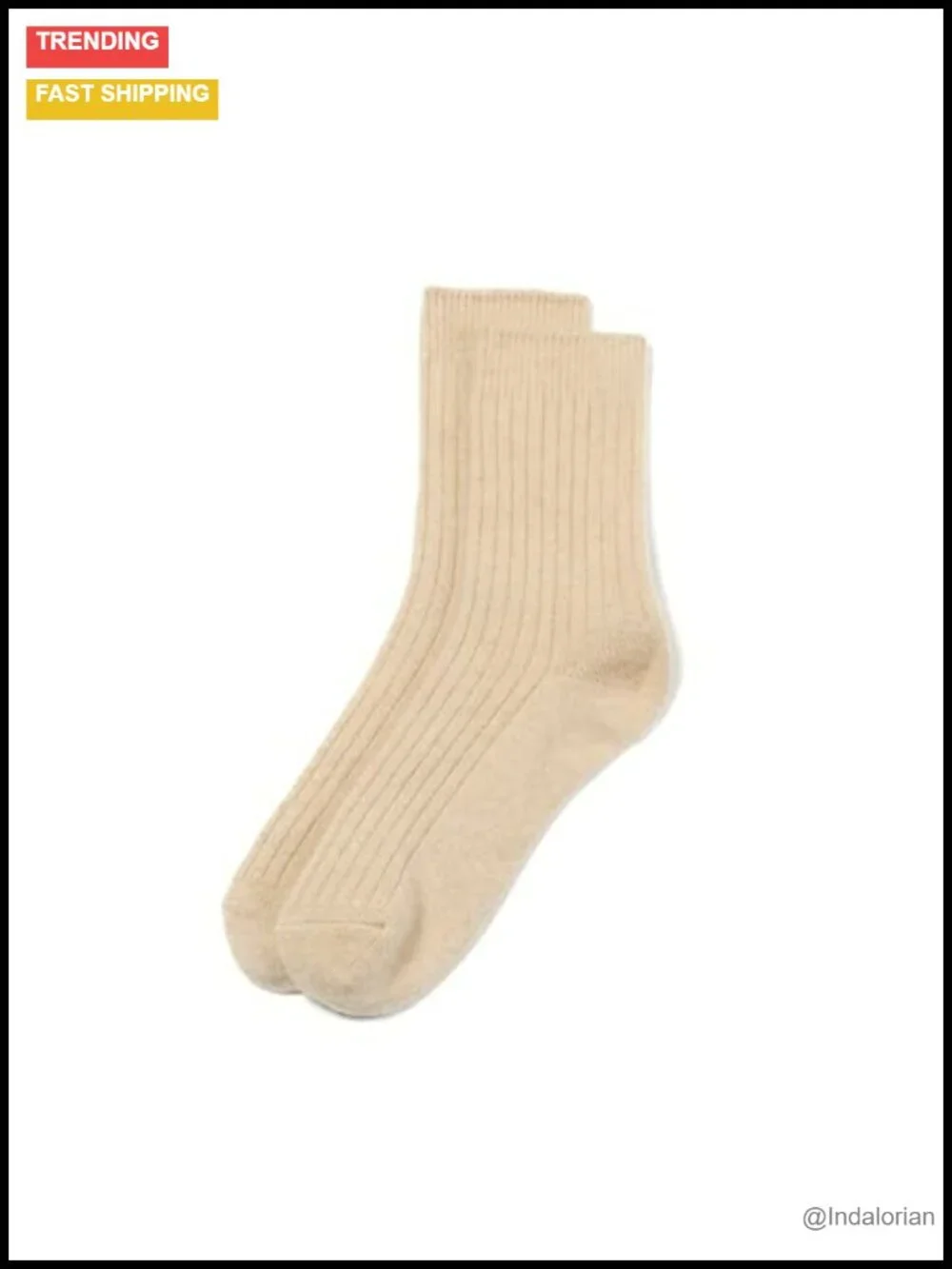 Organic Cashmere Socks - Handmade in Mongolia - Cozy Warm